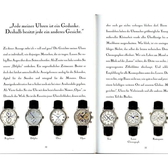 Chronoswiss Watch Catalogue Signs of the Times Hardback Book - Picture 9 of 10